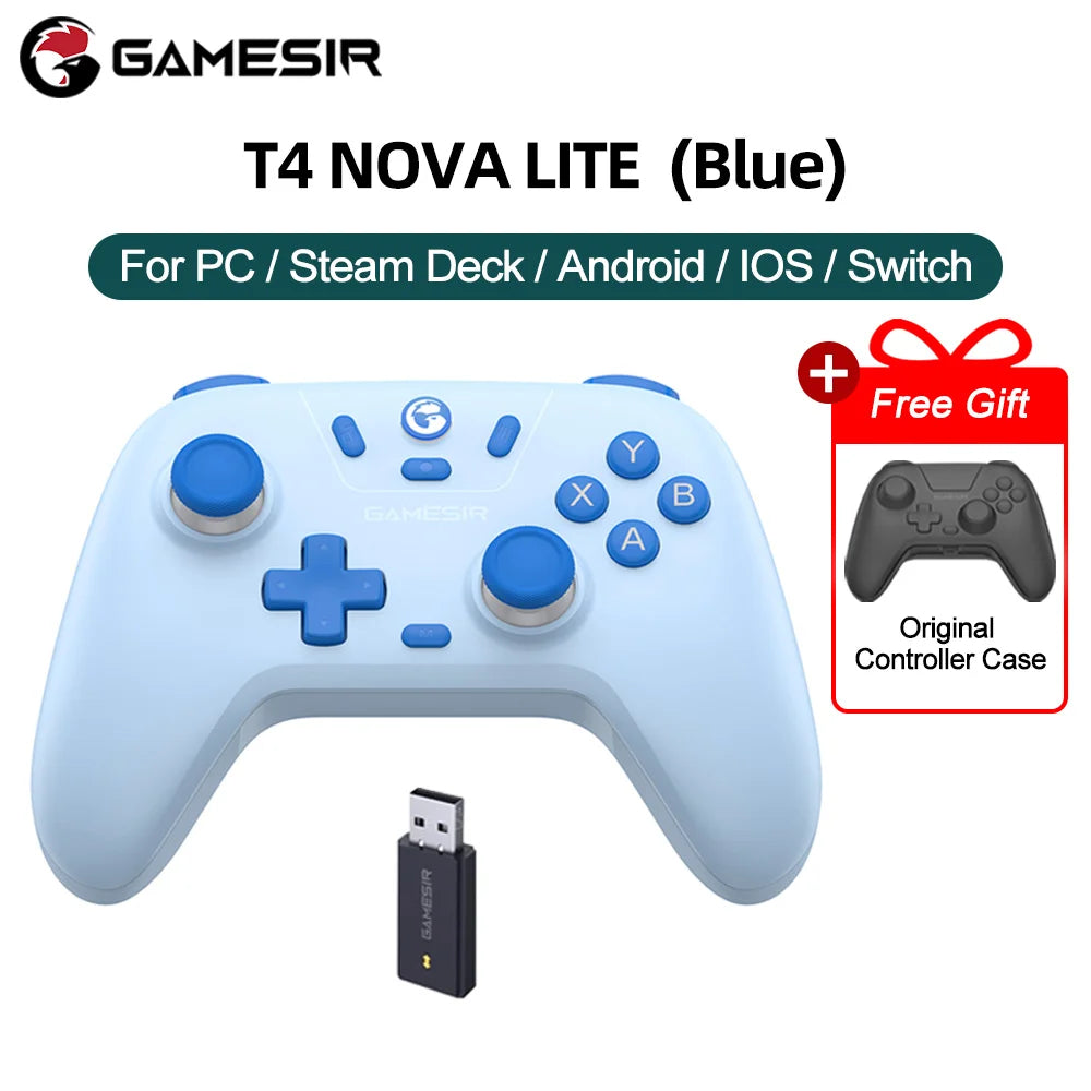 GameSir T4 Nova Lite Wireless Switch Controller Gamepad for Nintendo Switch PC Steam iPhone & Android