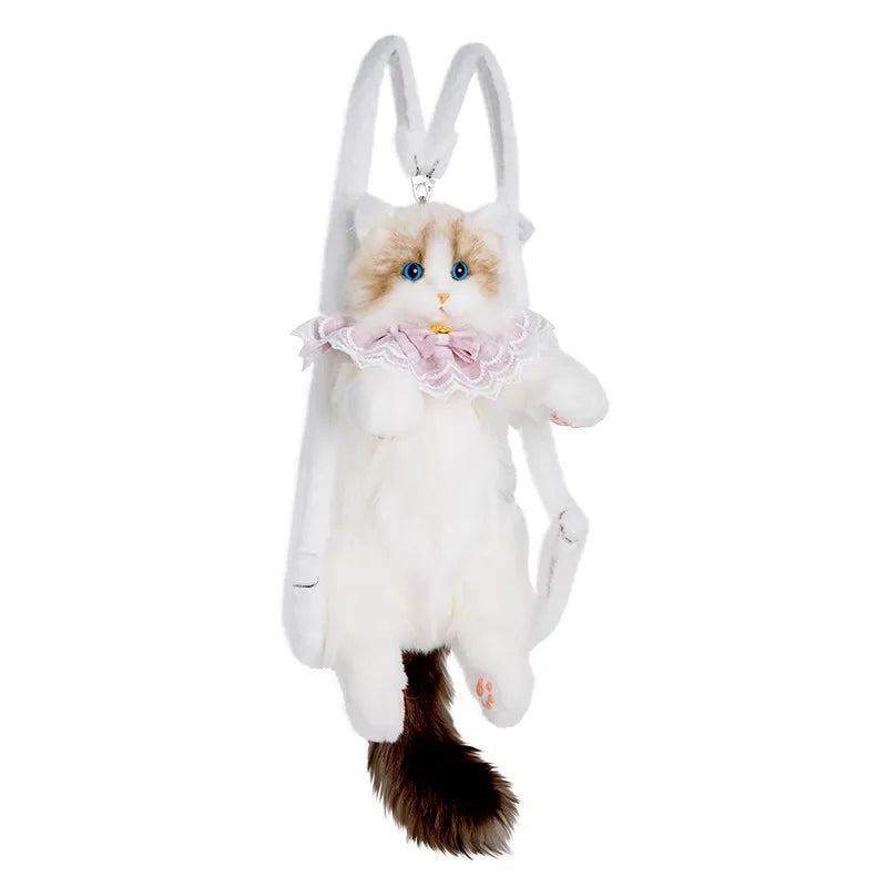 Cuddly Companion Backpack – Realistic, Soft, and Fun!