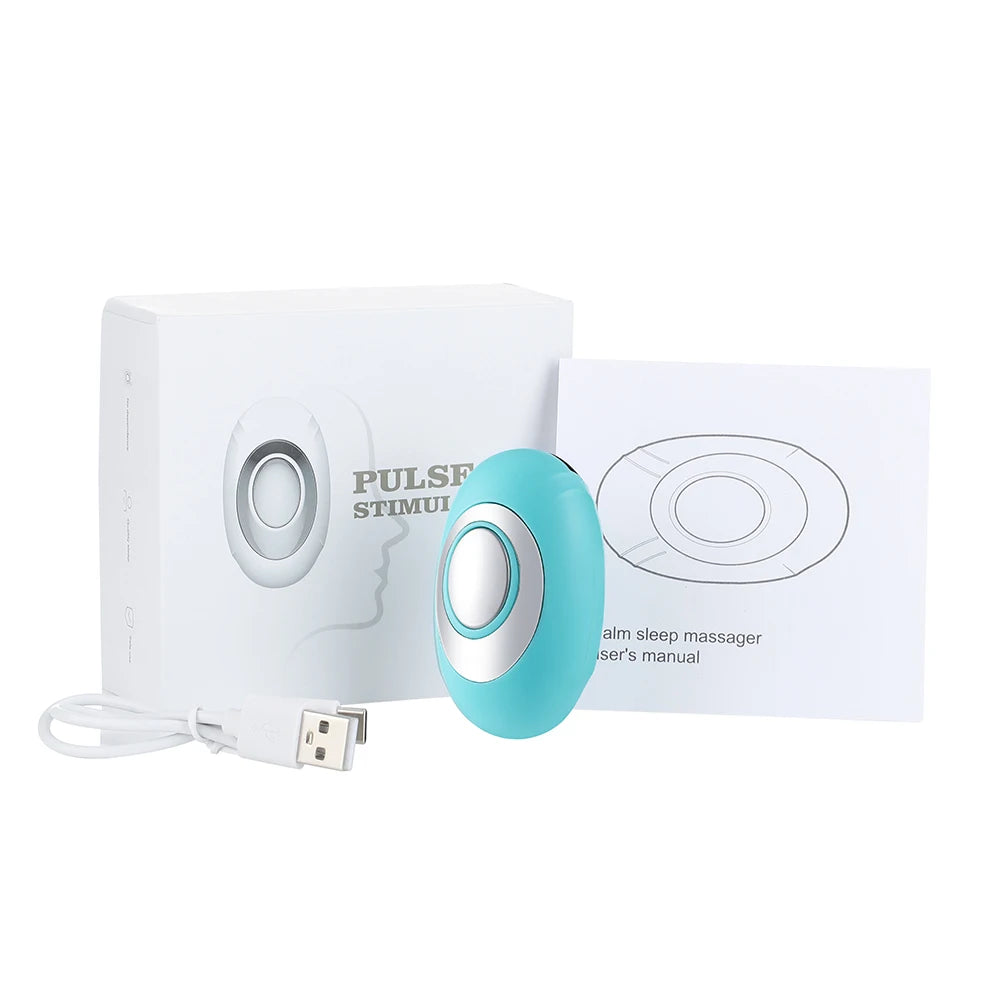 Anxiety Relief Neuro Sleep Nerves Insomnia Soothe Device USB Smart Sleep Instrument Hand Held Sleeping Healthy Pulse Stimulation