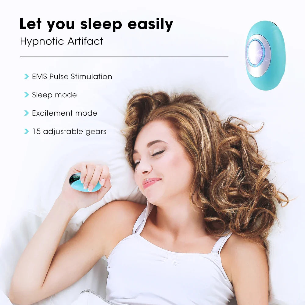 Anxiety Relief Neuro Sleep Nerves Insomnia Soothe Device USB Smart Sleep Instrument Hand Held Sleeping Healthy Pulse Stimulation