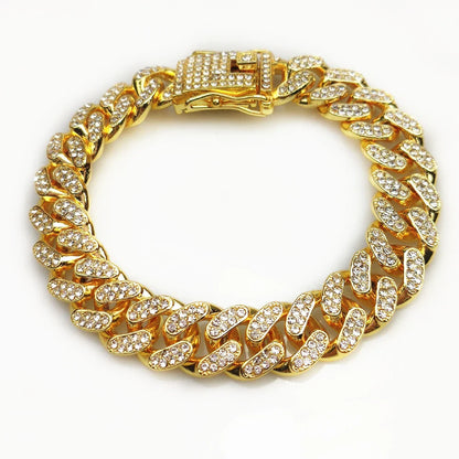 Diamond Cuban Link Pet Collar