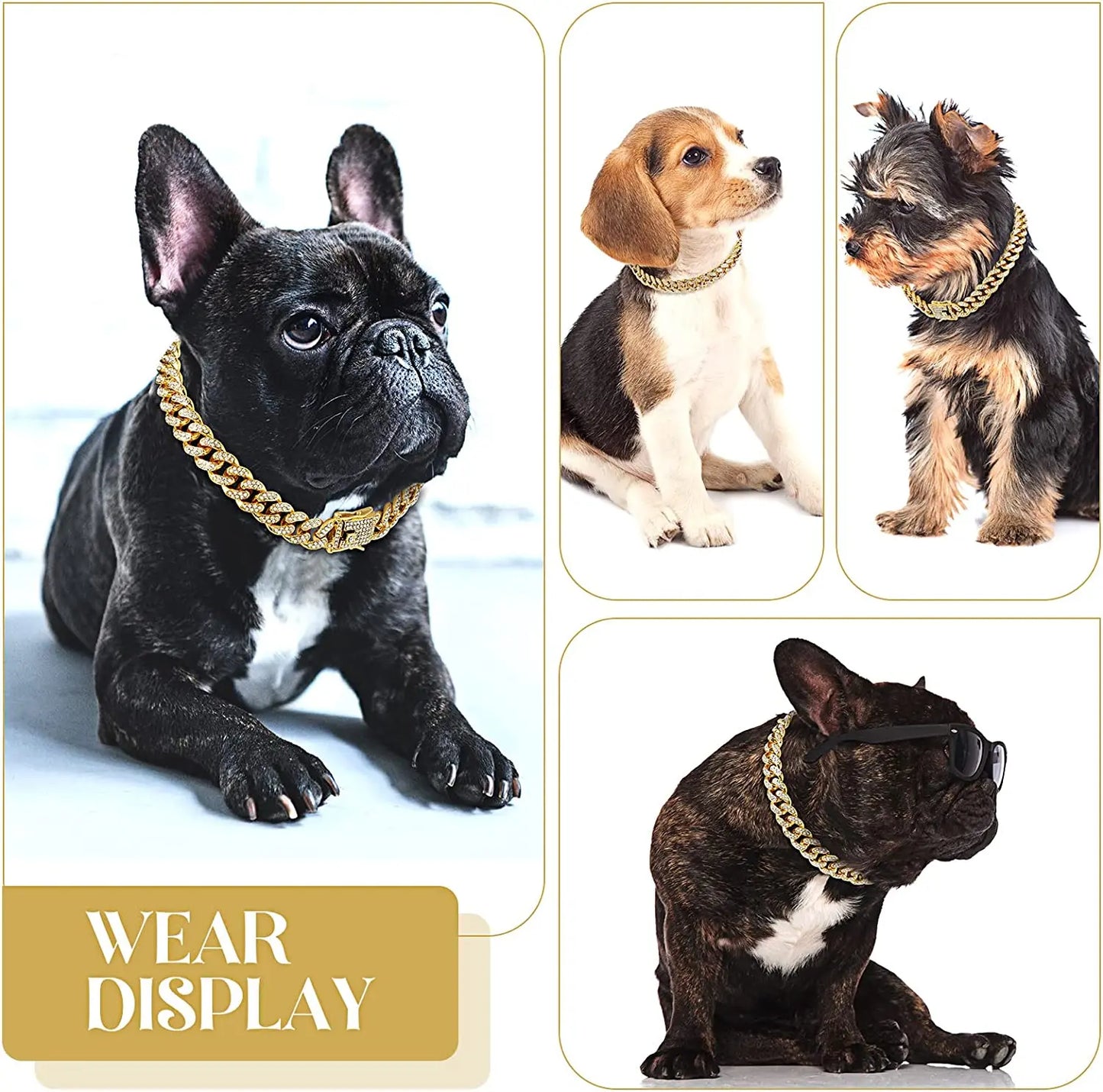 Diamond Cuban Link Pet Collar