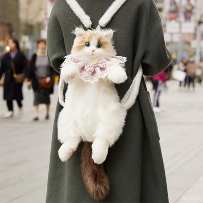 Cuddly Companion Backpack – Realistic, Soft, and Fun!
