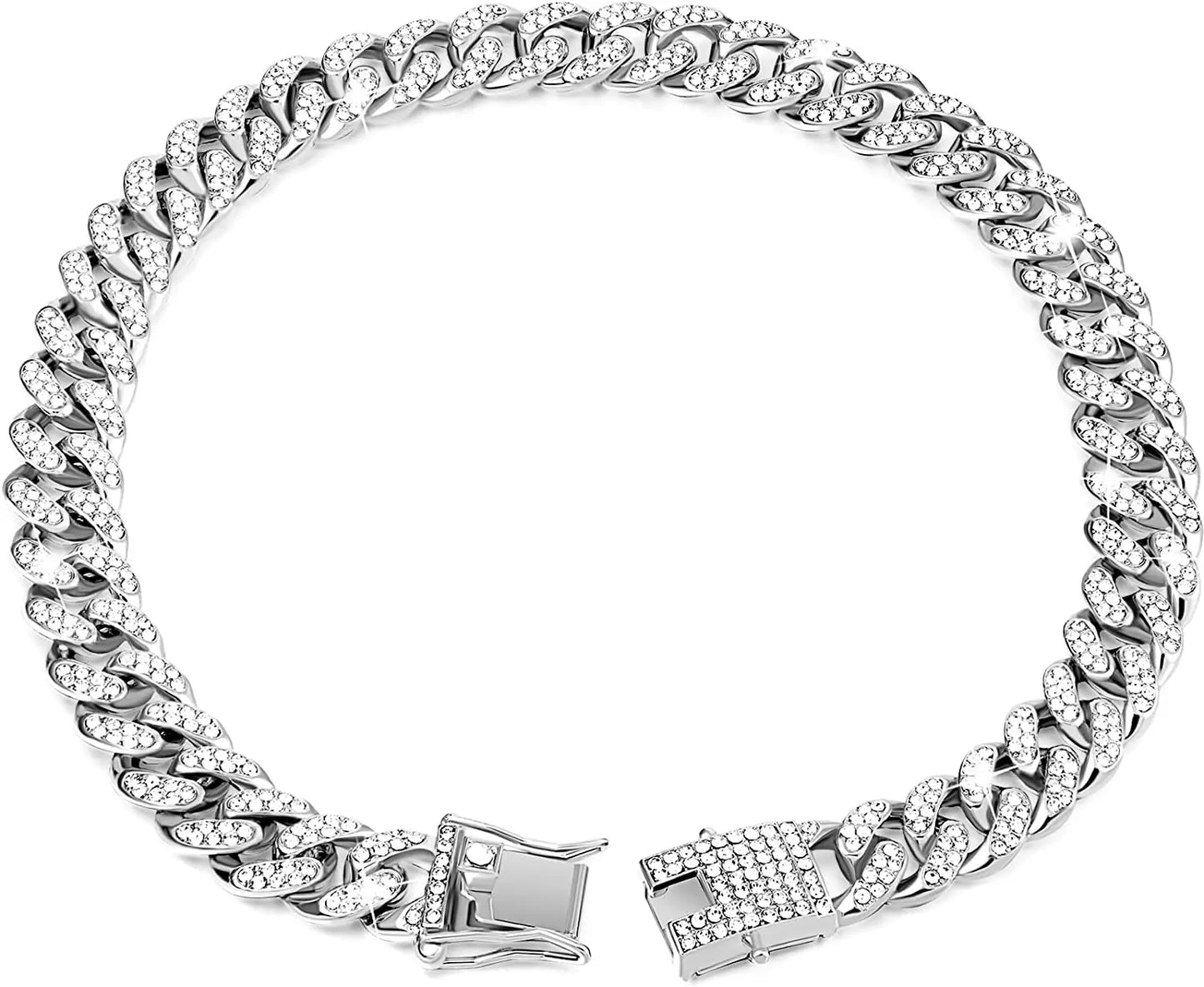 Diamond Cuban Link Pet Collar