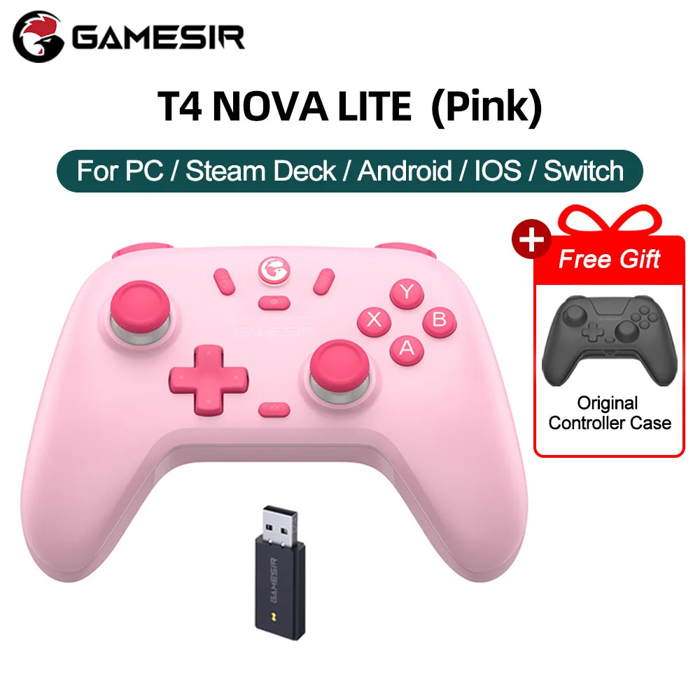 GameSir T4 Nova Lite Wireless Switch Controller Gamepad for Nintendo Switch PC Steam iPhone & Android