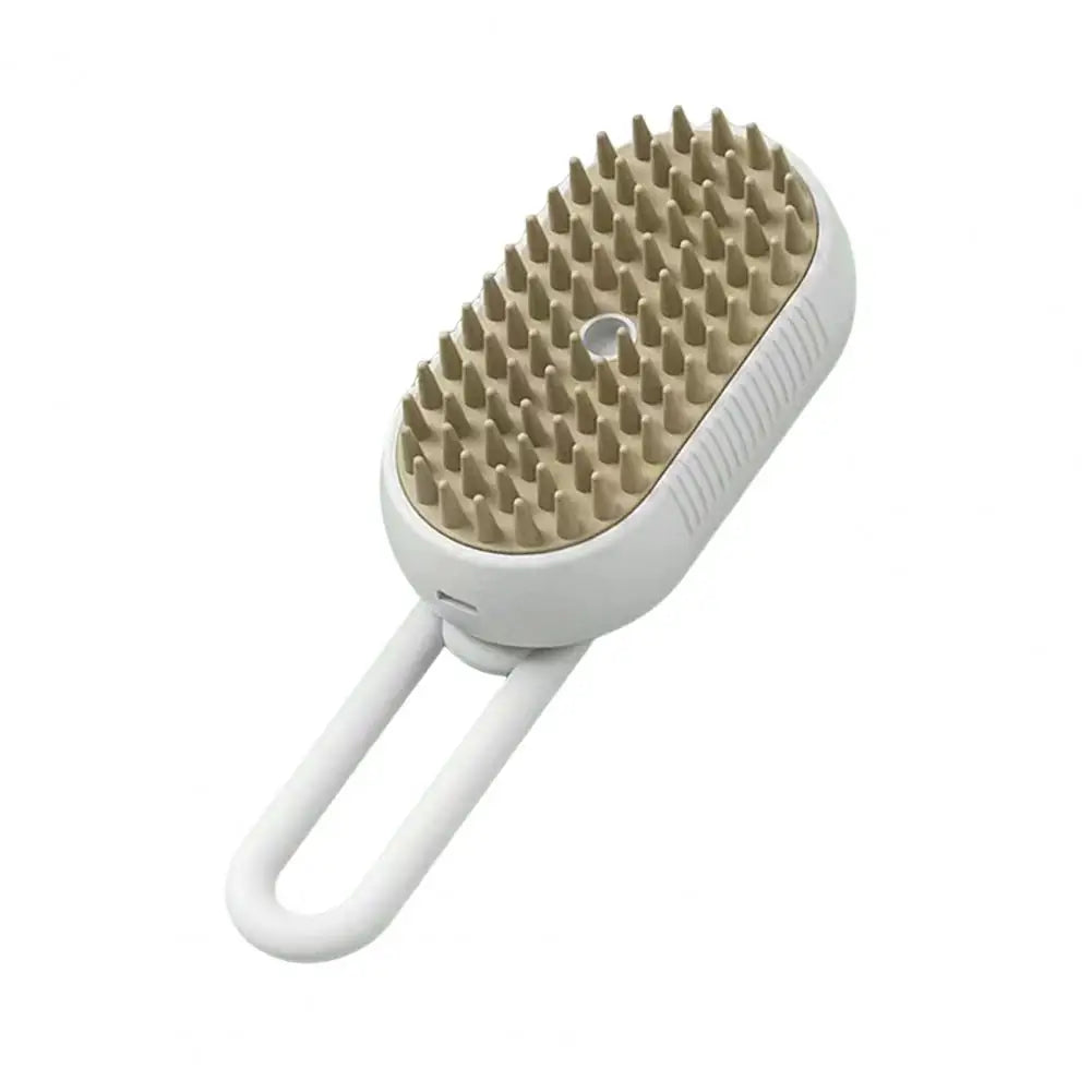 New Pet Spray Comb for Cats and Dogs Pet Electric Spray Hair Removal Comb One Key Spray Anti-Flying Massage Brush, Clean Massage
