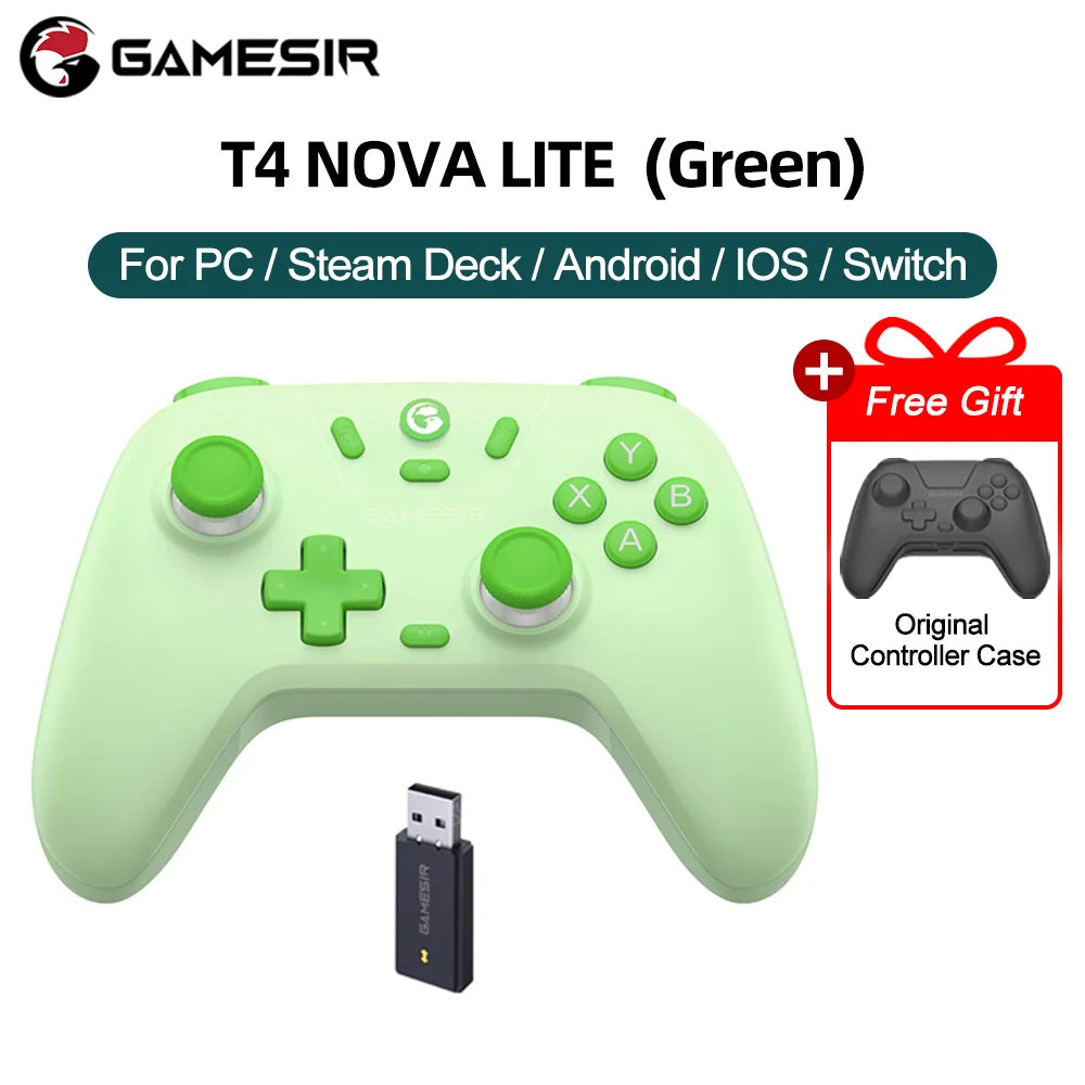 GameSir T4 Nova Lite Wireless Switch Controller Gamepad for Nintendo Switch PC Steam iPhone & Android