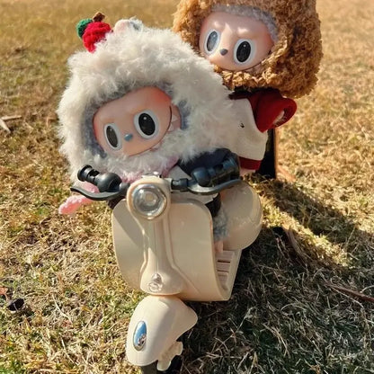 Labubu Doll Mini Electric Motorcycle with Lights & Music