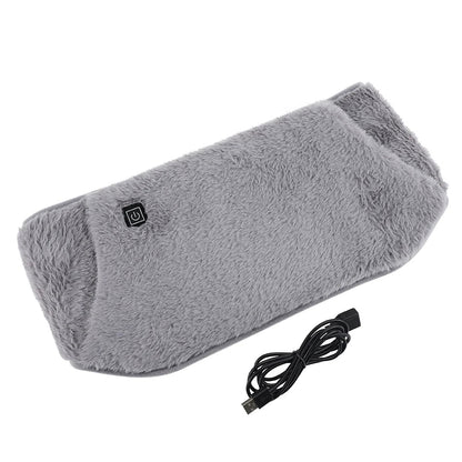 Heat Lumbar Heated Pad Back Support USB Electric Heating Belt Waist Brace Protector Band Warmer Belly Thermal Health